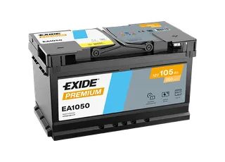 EXIDE Premium 12V 105Ah 850A EA1050