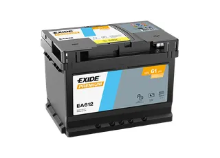EXIDE Premium 12V 61Ah 600A EA612
