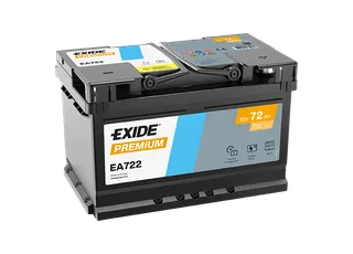 EXIDE Premium 12V 72Ah 720A EA722
