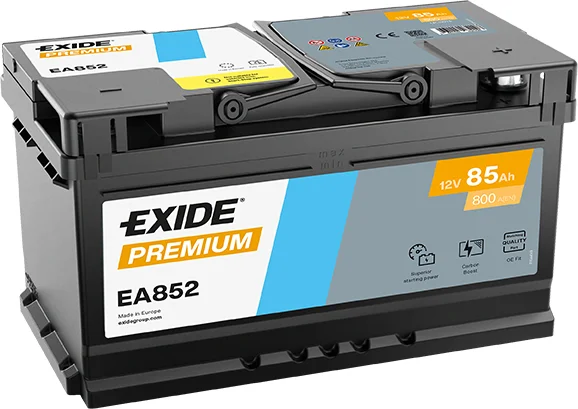 EXIDE Premium 12V 85Ah 800A EA852