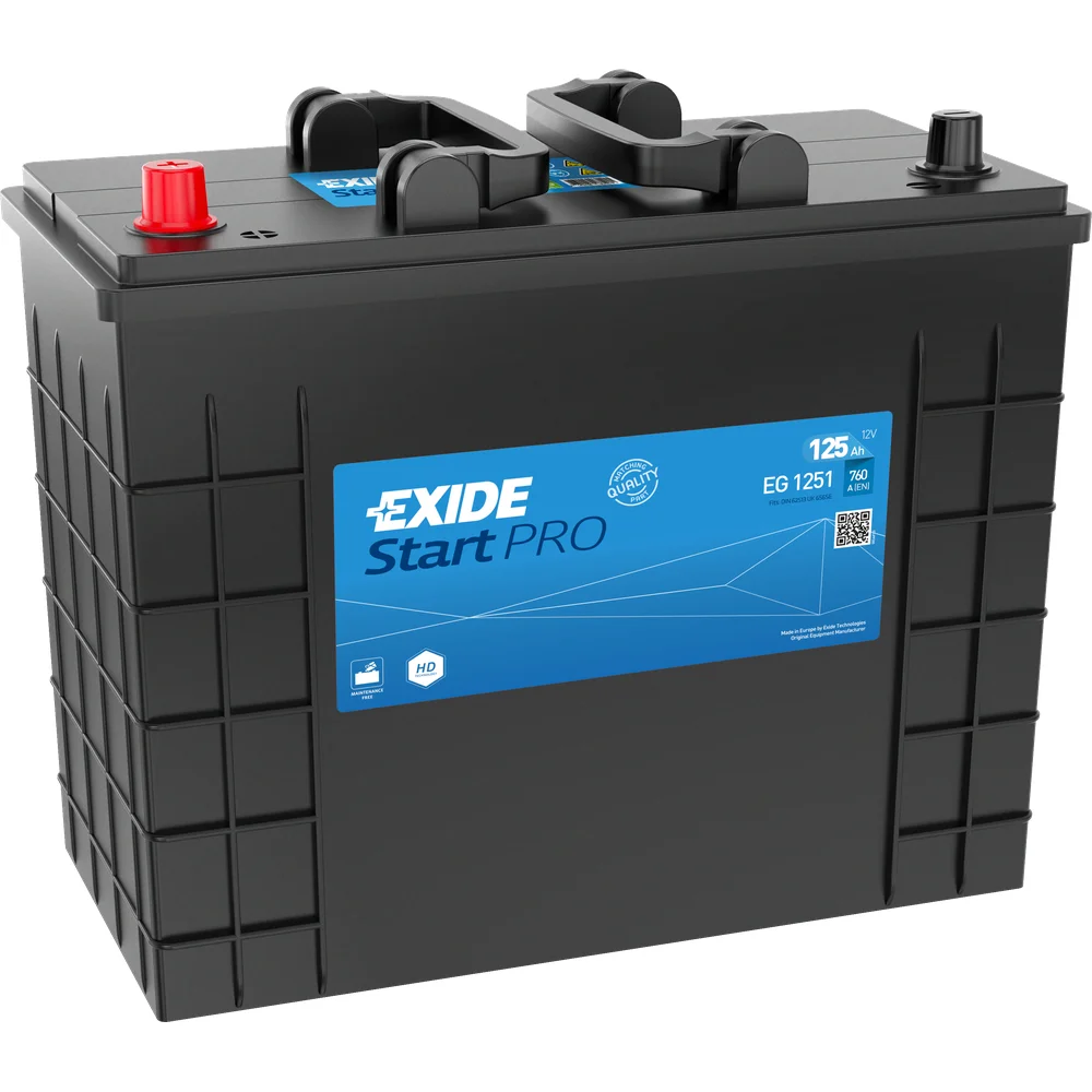EXIDE StartPRO 12V 125Ah 760A EG1251
