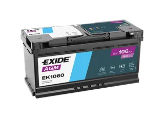 Exide Start-Stop AGM 12V 106Ah 950A EK1060
