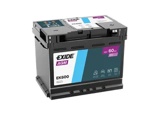 Exide Start-Stop AGM 12V 60Ah 680A EK600