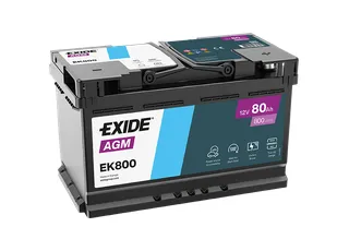 Exide Start-Stop AGM 12V 80Ah 800A EK800