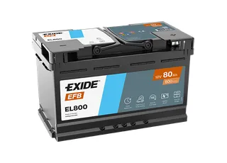 Exide Start-Stop EFB 12V 80Ah 720A EL800
