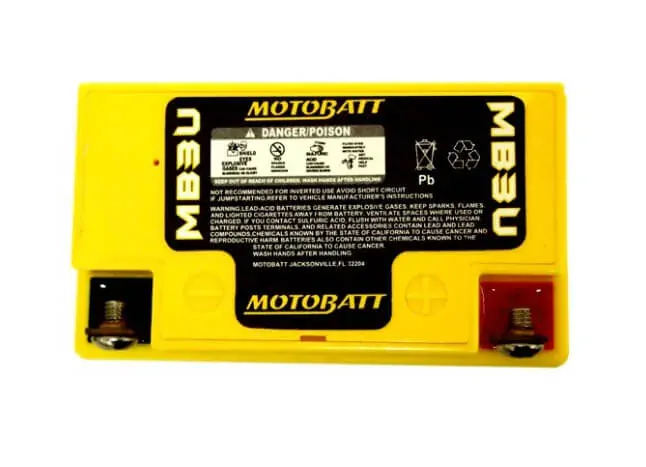 MOTOBATT 12V 3.8Ah 50A MB3U