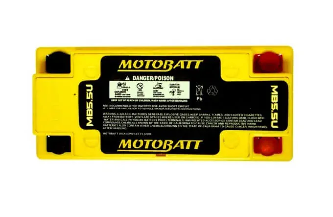 MOTOBATT 12V 7Ah 90A MB5.5U