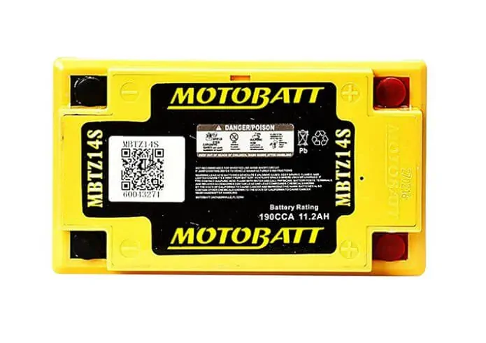 MOTOBATT 12V 11.2Ah 190A MBTZ14S