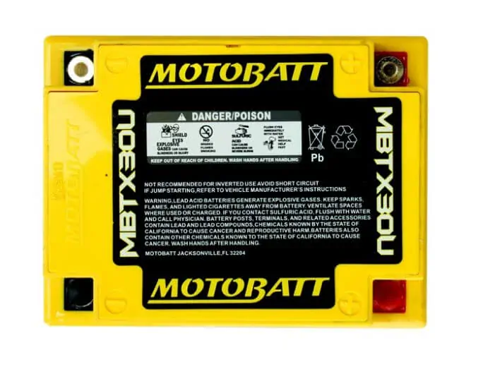 MOTOBATT 12V 35Ah 450A MBTX30U