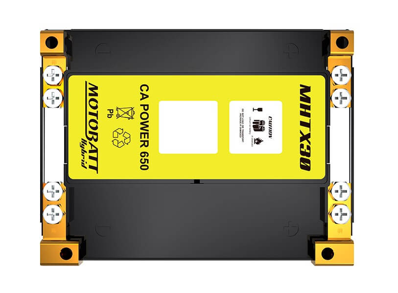 MOTOBATT Hybrid 12V 20Ah 650A MHTX30