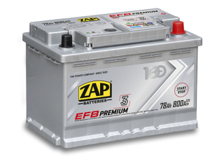 ZAP EFB Premium 12V 78Ah 800A